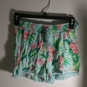 Arizona girls flowy tropical print short